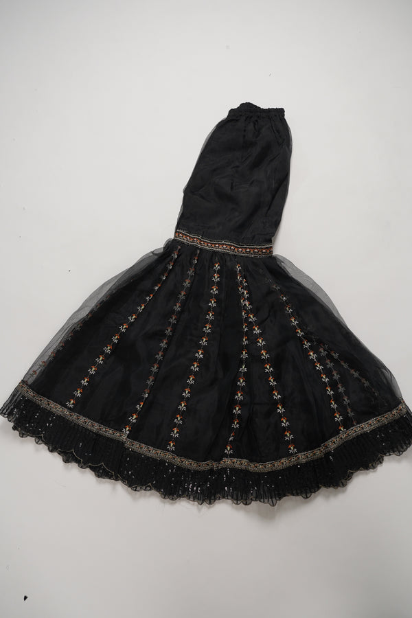 Tehwar - Luxury Organza Outfit - Festive Collection with Gharara - Ready to Wear - V5 - D1 - Eid25 - 01