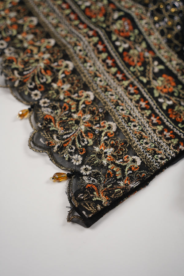 Tehwar - Luxury Organza Outfit - Festive Collection with Gharara - Ready to Wear - V5 - D1 - Eid25 - 01
