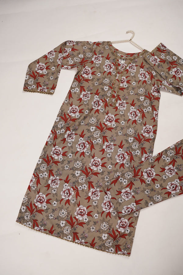 Rozi - Exclusive Khaddar  Shirt And Trouser- Ready to Wear - MC195