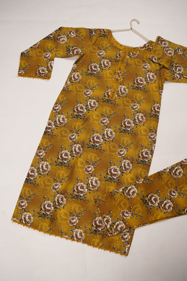 Rozi - Exclusive Khaddar  Shirt And Trouser- Ready to Wear - MC193