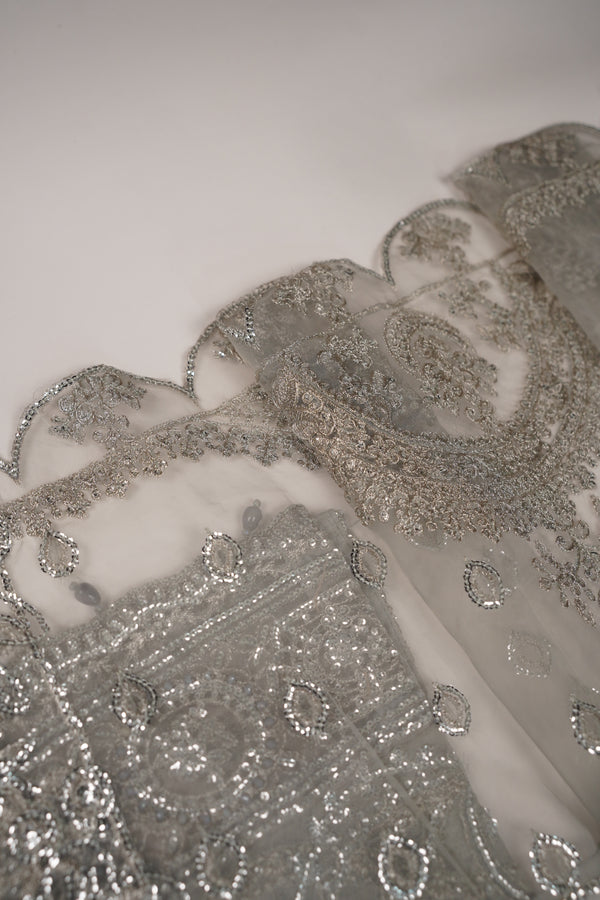 Tehwar - Luxury Organza Festive Collection with Sharara - Ready to Wear - Tehv8d10