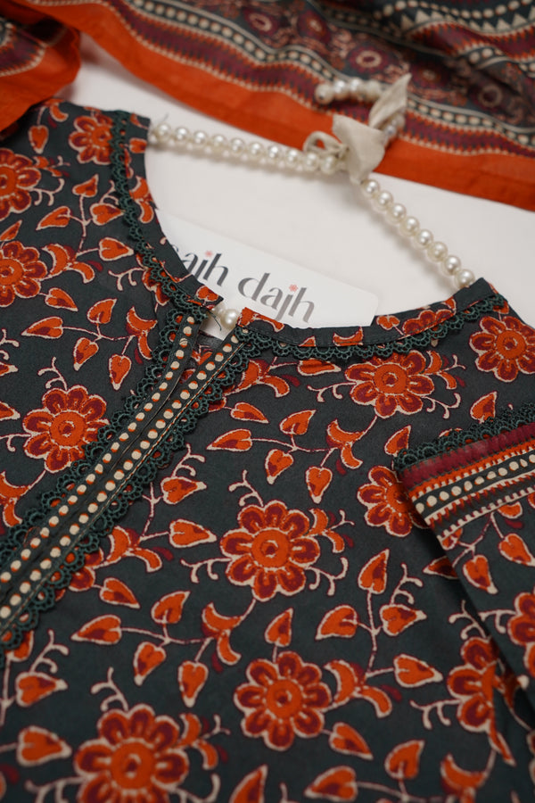 Viral Farshi shalwar Bin Saeed original - Lawn outfit with Lawn  Dupatta - Ready to wear