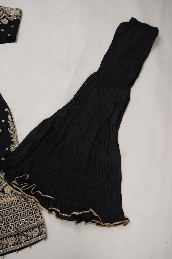 Husan e Jahan - Luxury Chiffon Outfit with Chiffon Dupatta - Ready to Wear - HEJ-V3-D10