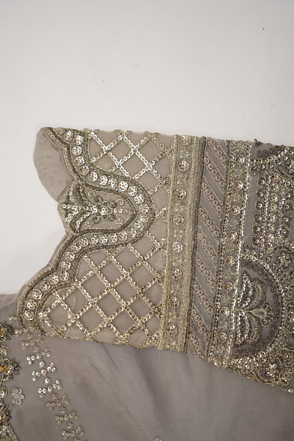 Husan e Jahan - Luxury Chiffon Outfit with Chiffon Dupatta - Ready to Wear - HEJ-V3-D9