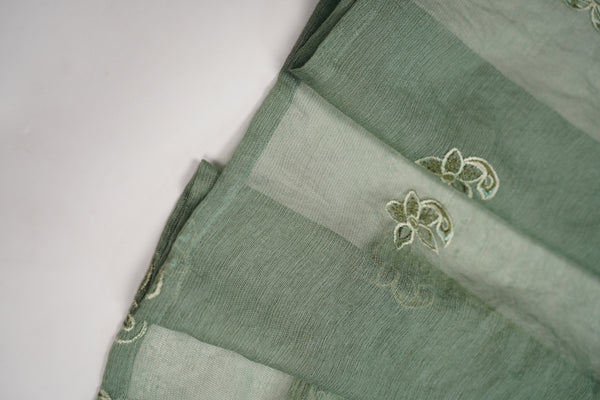 Rozi - Farshi Shalwar - Luxury Cotton Lawn Outfit With Net Dupatta - Ready to Wear PD030
