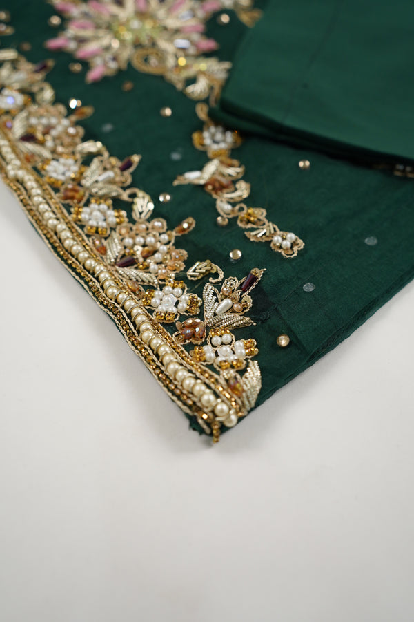 Khaas- Luxury Organza Outfit with Organza Dupatta - Ready to Wear - V1 - 01