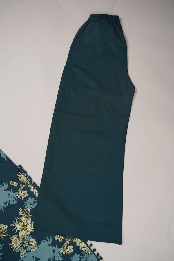Rozi - Exclusive Khaddar Outfit with  Shawl - Ready to Wear - PD152 Zinc