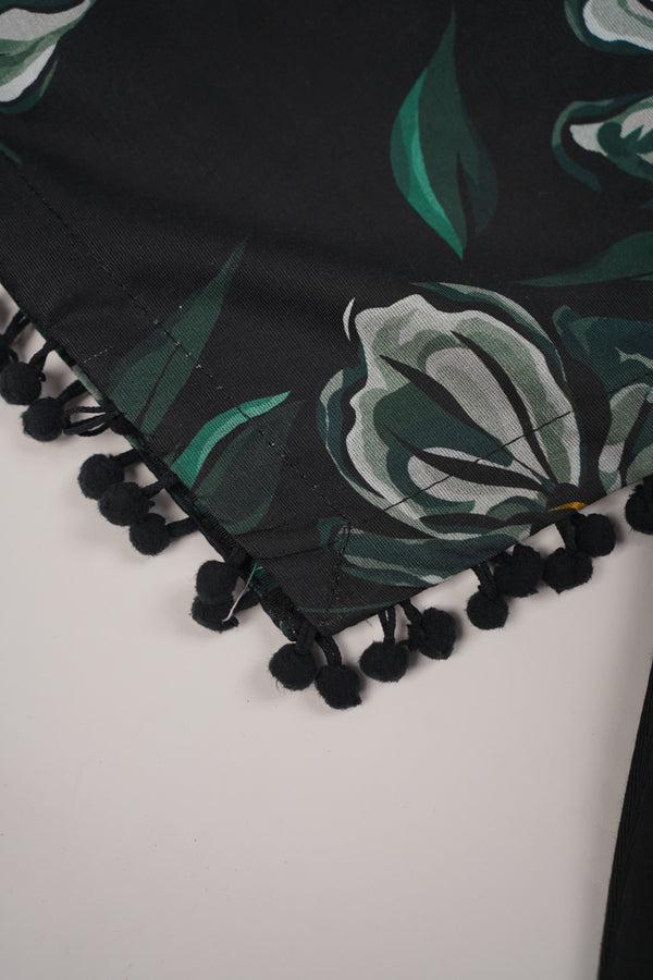 Rozi - Exclusive Khaddar Outfit with  Shawl - Ready to Wear - PD155 Black