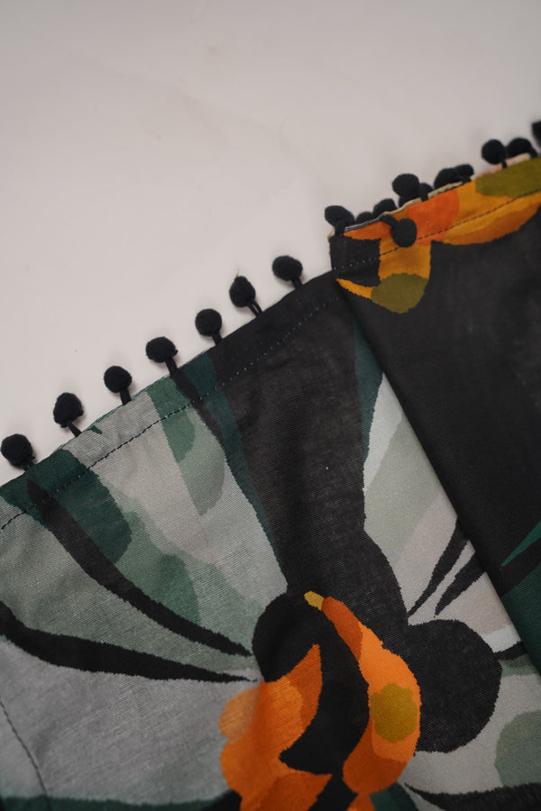 Rozi - Exclusive Khaddar Outfit with  Shawl - Ready to Wear - PD155 Black