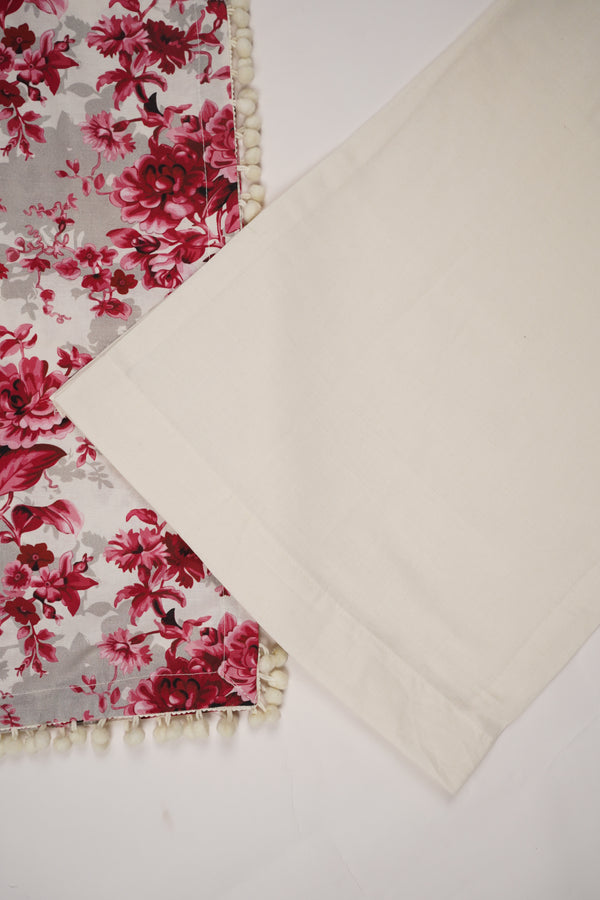 Rozi - Exclusive Khaddar Outfit with  Shawl - Ready to Wear - PD151