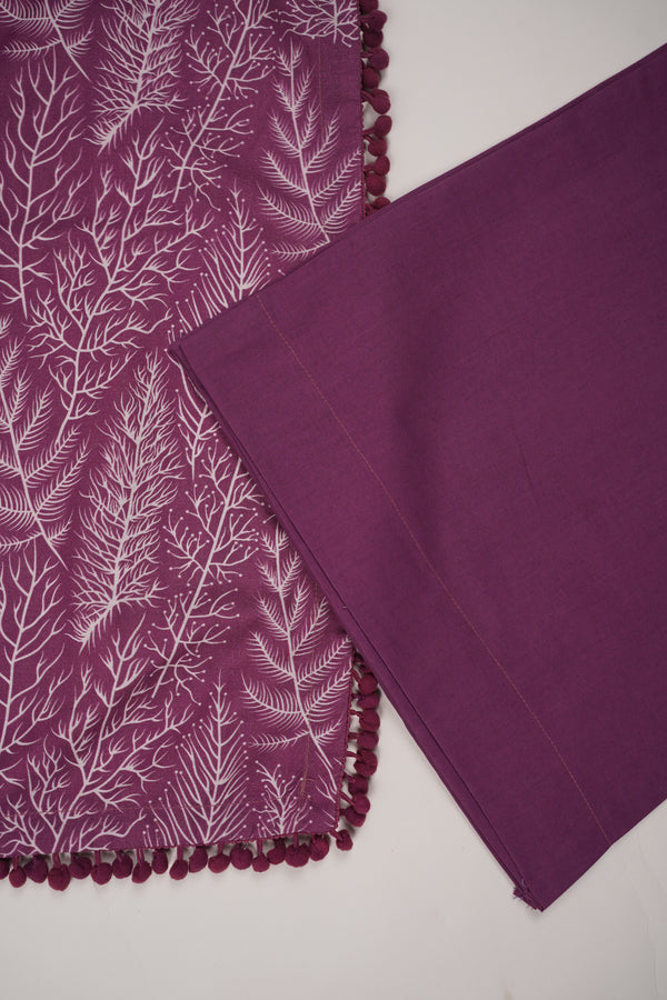 Rozi - Exclusive Khaddar Outfit with  Shawl - Ready to Wear - PD154