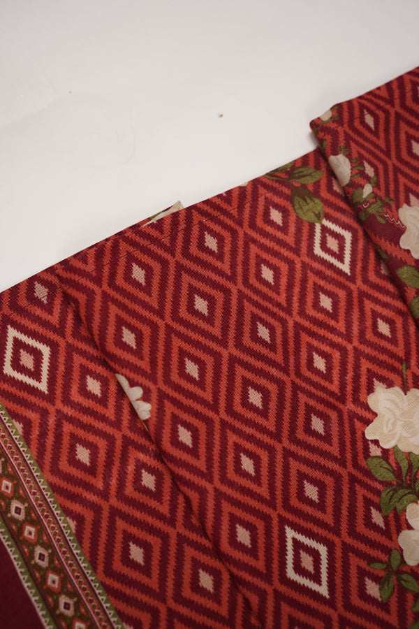 Bin Saeed Originals - Exclusive Khaddar Outfit with  Shawl - Ready to Wear - PD161