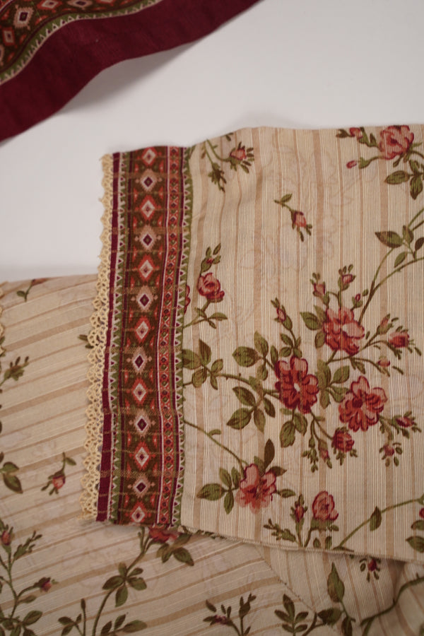 Bin Saeed Originals - Exclusive Khaddar Outfit with  Shawl - Ready to Wear - PD161
