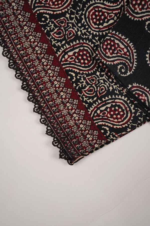 Bin Saeed by SajhDajh - Exclusive Khaddar Outfit with  Shawl - Ready to Wear - PD170
