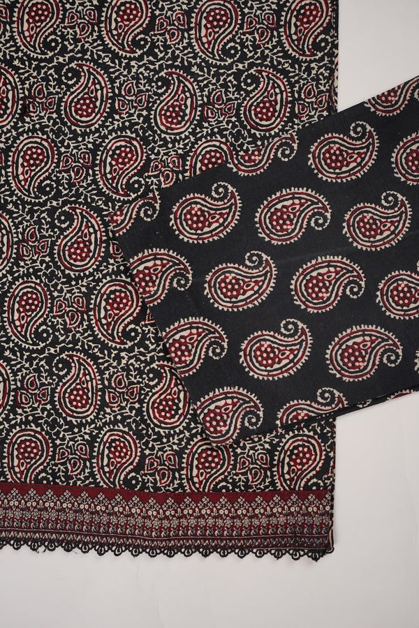 Bin Saeed by SajhDajh - Exclusive Khaddar Outfit with  Shawl - Ready to Wear - PD170