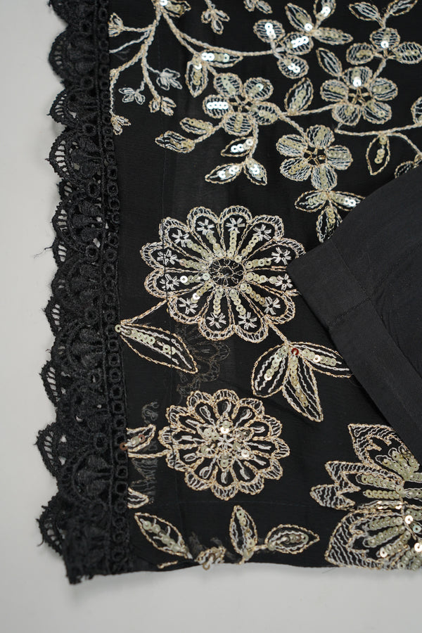 Husan e Jahan - Luxury Chiffon Outfit with Chiffon Dupatta - Ready to Wear - V2 - Eid25 - 05
