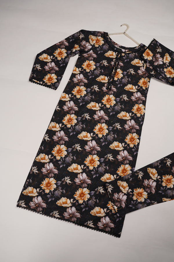 Rozi - Exclusive Khaddar  Shirt And Trouser - Ready to Wear - PD183