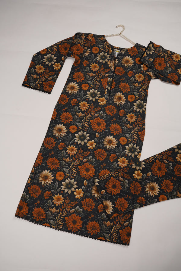 Rozi - Exclusive Khaddar  Shirt And Trouser - Ready to Wear - PD184