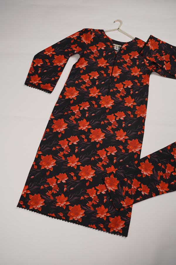 Rozi - Exclusive Khaddar  Shirt And Trouser - Ready to Wear - PD178