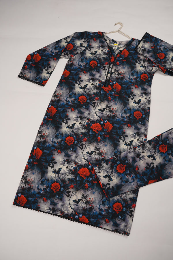Rozi - Exclusive Khaddar  Shirt And Trouser - Ready to Wear - PD179