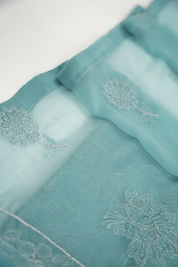 Husan e Jahan - Luxury Chiffon Outfit with Chiffon Dupatta - Ready to Wear - V2 - Eid25 - 08 - HEJFeroziV208