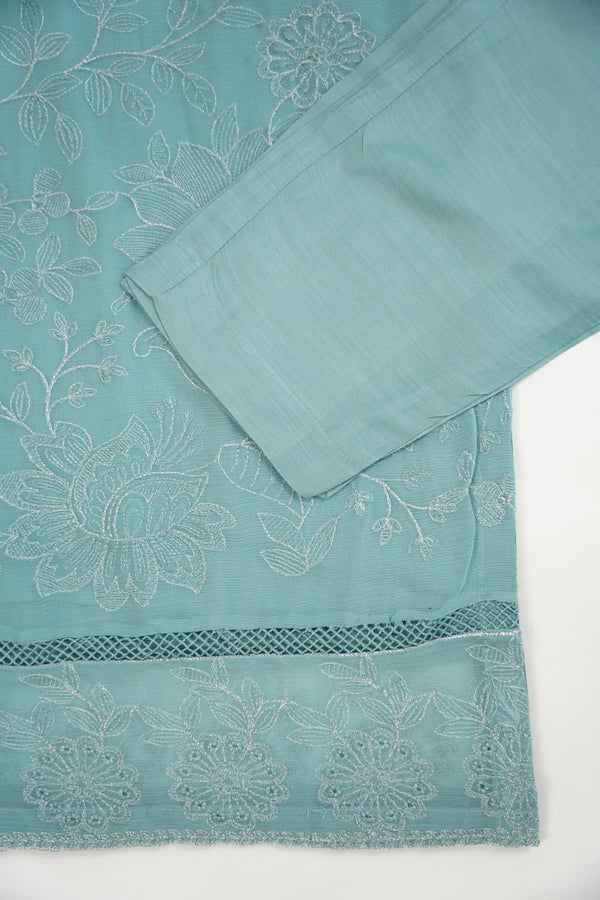 Husan e Jahan - Luxury Chiffon Outfit with Chiffon Dupatta - Ready to Wear - V2 - Eid25 - 08 - HEJFeroziV208