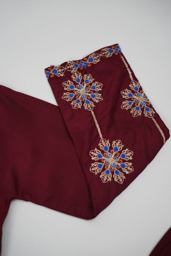 پیاری بیٹی - Kids Festive Collection Outfit with Trouser and Dupatta - Ready to Wear
