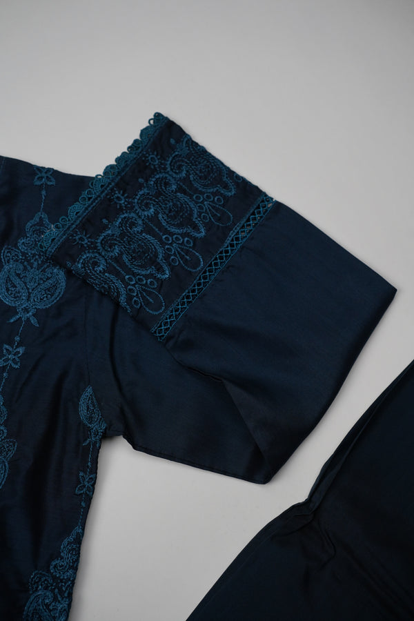 پیاری بیٹی - Kids Festive Collection Outfit with Trouser and Dupatta - Ready to Wear 03