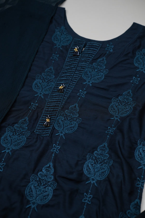 پیاری بیٹی - Kids Festive Collection Outfit with Trouser and Dupatta - Ready to Wear 03