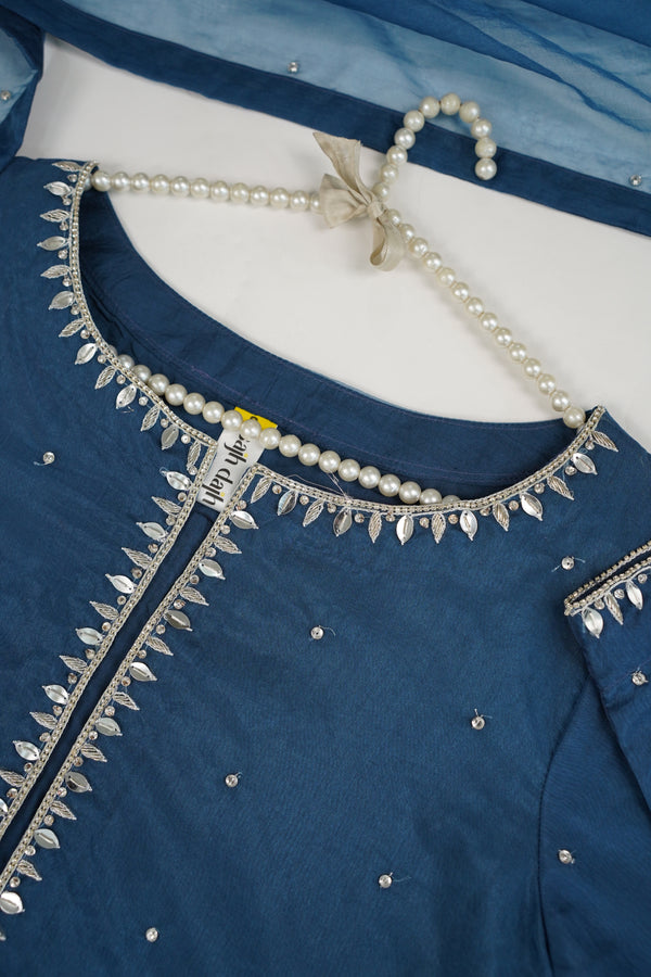 Khaas - Luxury Organza Outfit - Hand Work - Ready to Wear - Eid25 - TEHV7D7