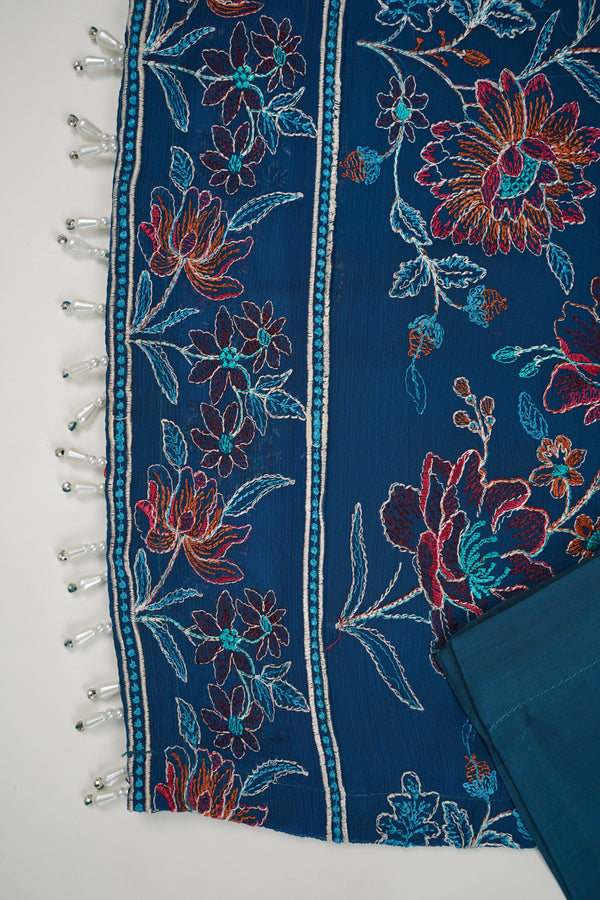 Husan e Jahan - Luxury Chiffon Outfit with Chiffon Dupatta - Ready to Wear - Eid25 - HEJ-V3-D7