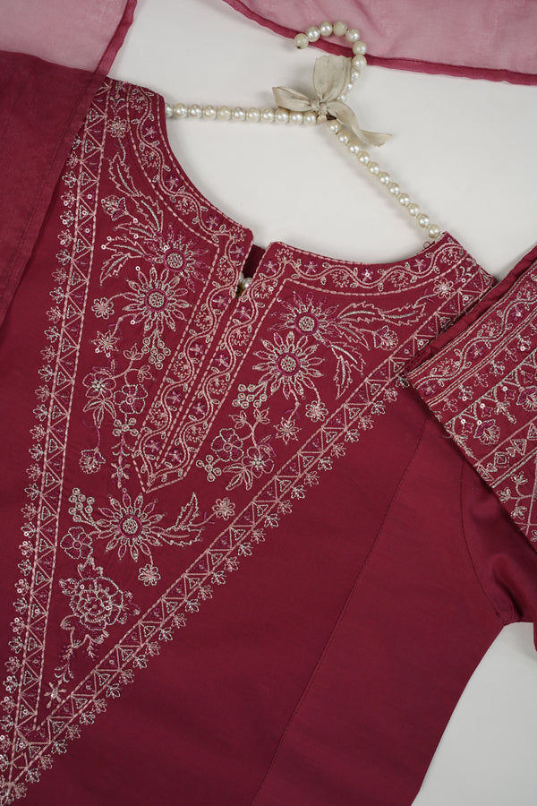 Rozi - Viral Farshi Shalwar Outfit - Ready to Wear - NO Dupatta