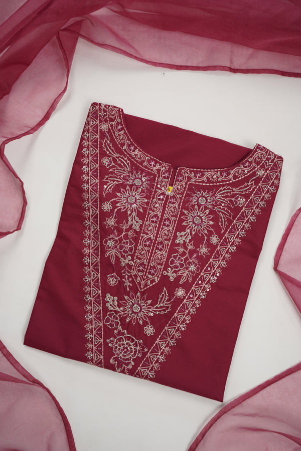 Rozi - Viral Farshi Shalwar Outfit - Ready to Wear - NO Dupatta