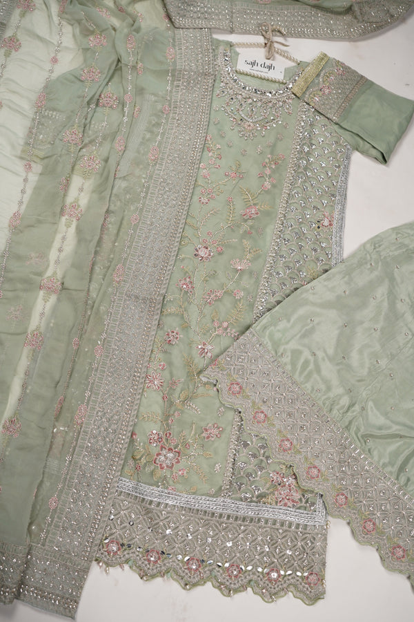 Tehwar - Luxury Festive Collection with Sharara - Ready to Wear - Tehv8d6