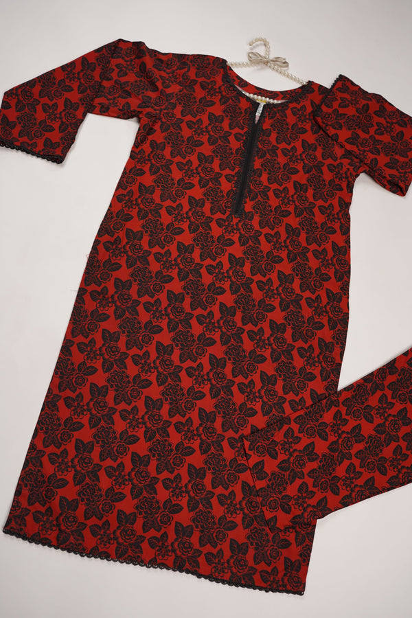Rozi - Printed Viscose Outfit  - Ready to Wear PD117