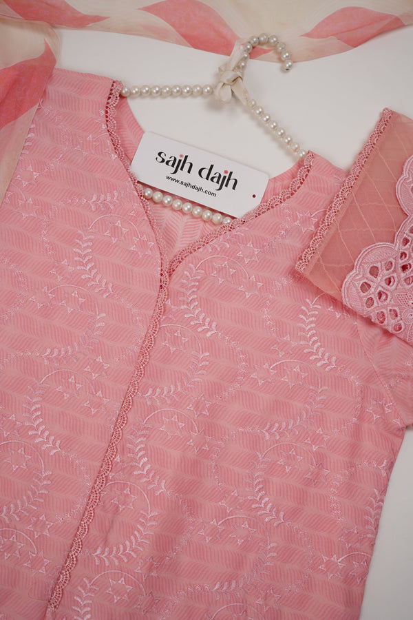 Sajh Dajh Bin Saeed Originals - Festive Chikankari Embroidered Outfits
