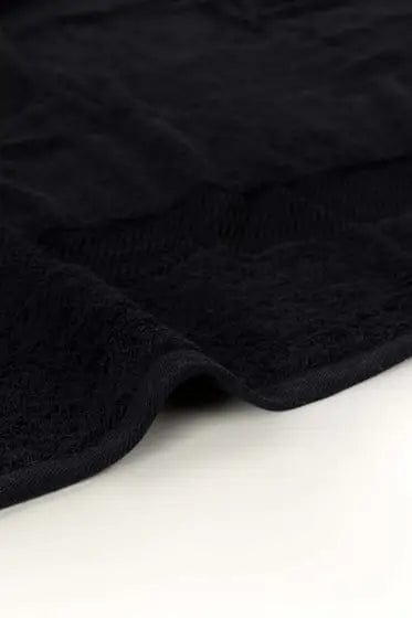 Sajh Dajh Black Combed Towel Viscose