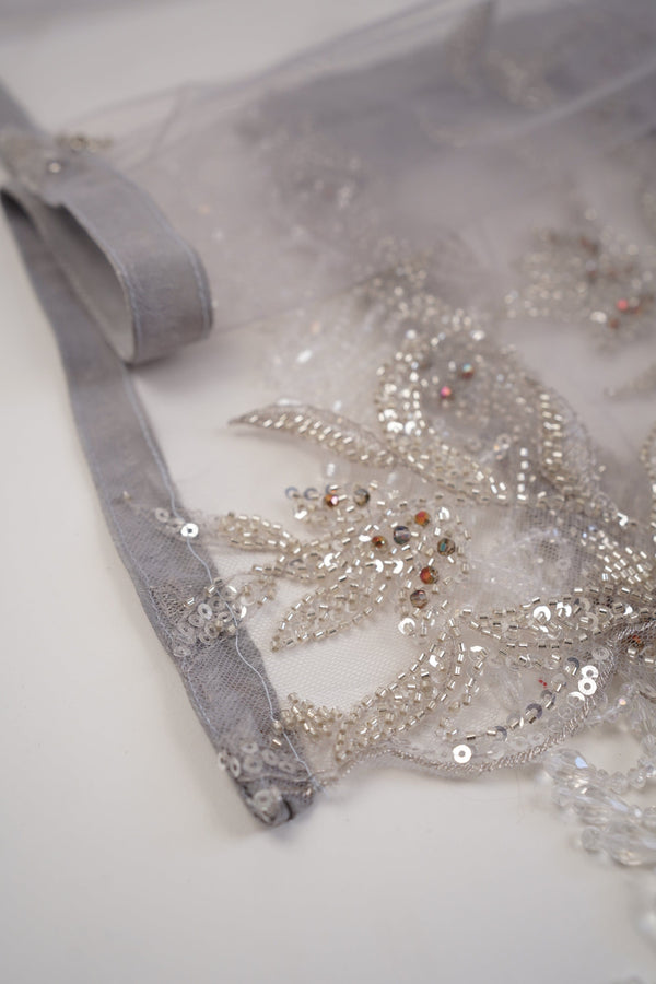 Sajh Dajh Luxury Formals - Kat Dana Heavily Embroidered Net (Long Shirts) - Ready to Wear - V1 - D2