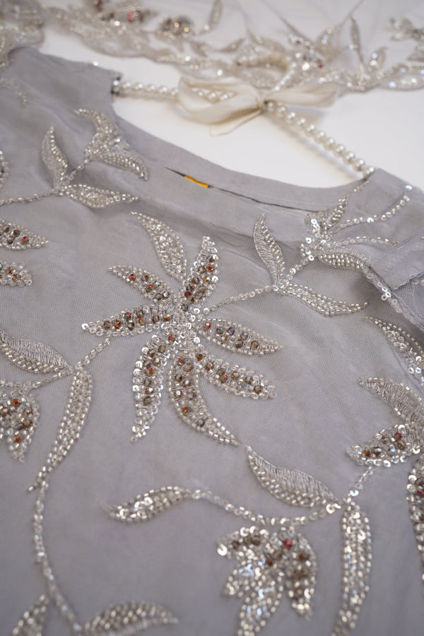 Sajh Dajh Luxury Formals - Kat Dana Heavily Embroidered Net (Long Shirts) - Ready to Wear - V1 - D2