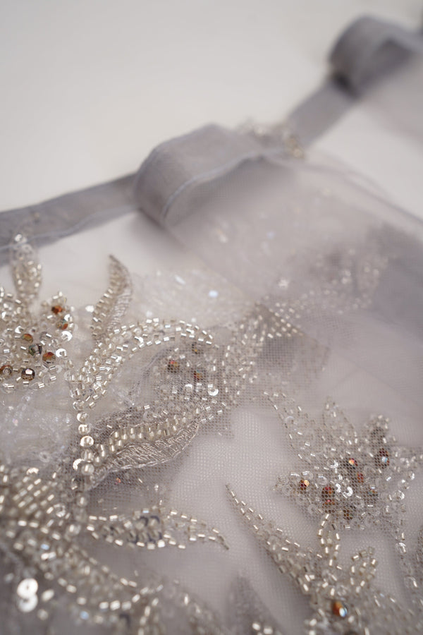 Sajh Dajh Luxury Formals - Kat Dana Heavily Embroidered Net (Long Shirts) - Ready to Wear - V1 - D2