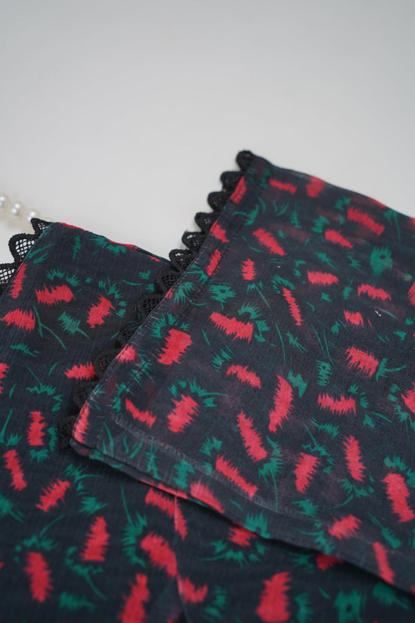 Sajh Dajh Lyra -  Printed Chiffon Maxi - Ready to Wear