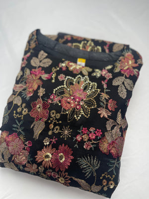 Sajh Dajh Pre Order - Husan e Jahan - Luxury Chiffon Suit with Chiffon Dupatta - Ready to Wear