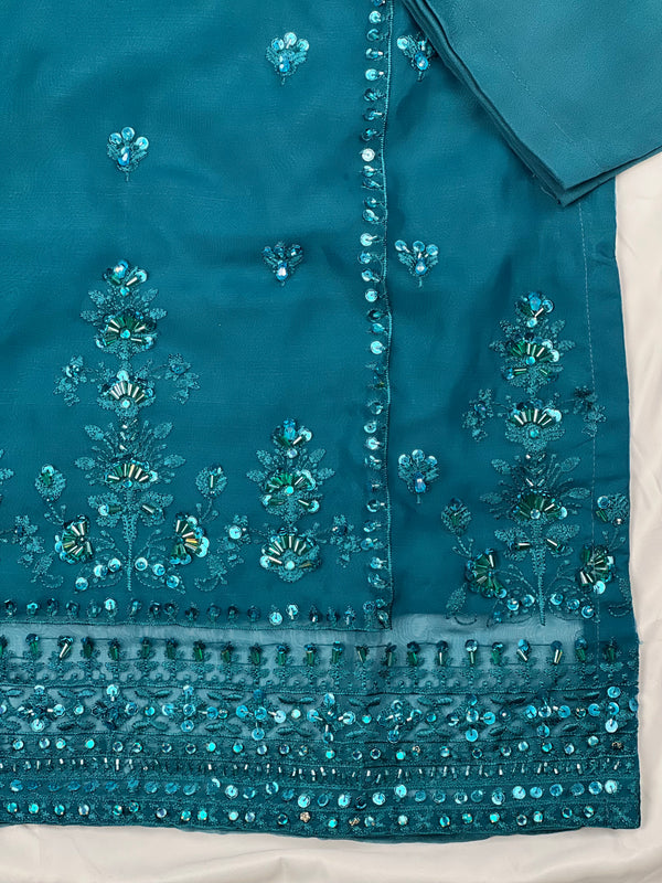 Luxe - Luxury Organza Ready to Wear Suit - Pakistani Designer Suit