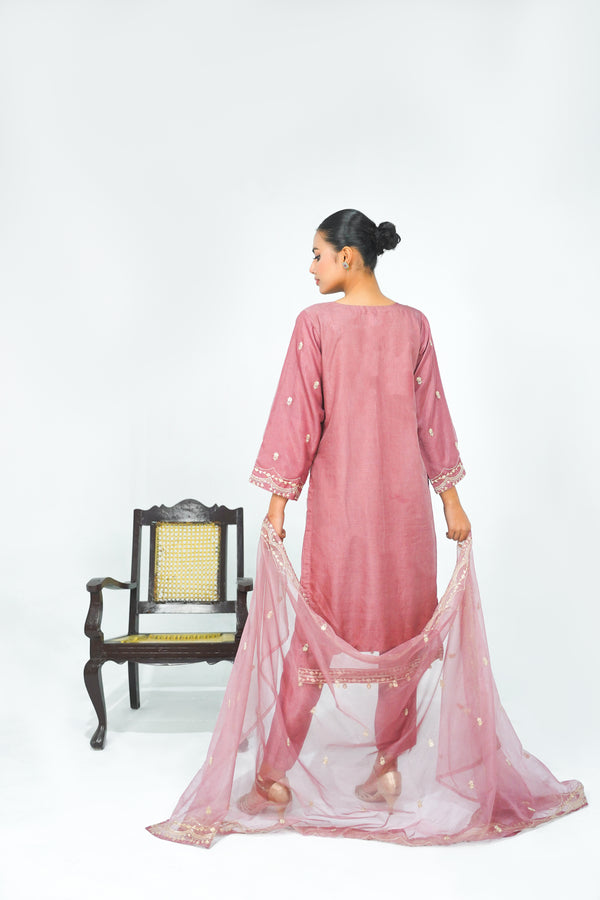 Tehwar - Luxury Organza Outfit - Festive Collection - Ready to Wear - V4 - D5 - Eid25-05