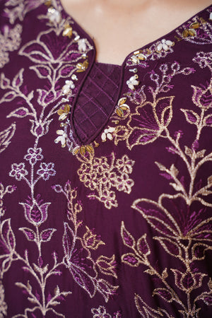Husan e Jahan - Luxury Chiffon Outfit with Chiffon Dupatta - Ready to Wear - Eid25 - HEJ-V3-D1