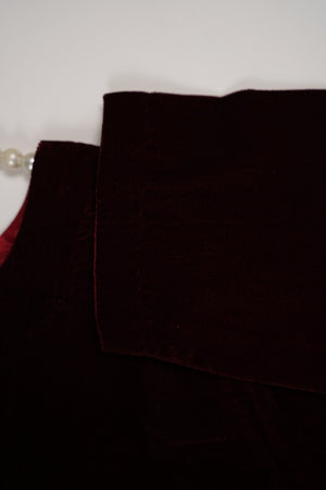 Rozi - Luxury Velvet Outfit with Embroidered Velvet Shawl