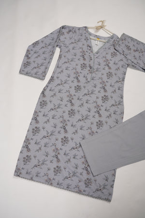 Rozi - Luxury Dhanak Slub Co-Ords - Ready to Wear