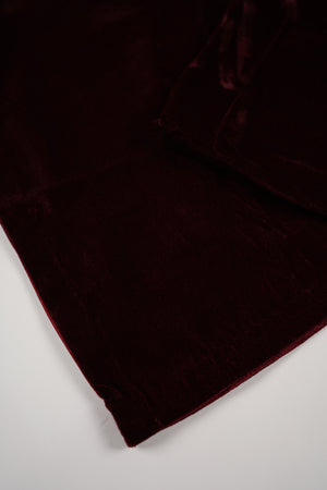 Rozi - Luxury Velvet Outfit with Embroidered Velvet Shawl