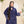 Husan e Jahan - Luxury Chiffon Outfit with Chiffon Dupatta - Ready to Wear - Eid25 - HEJBlueV2D10