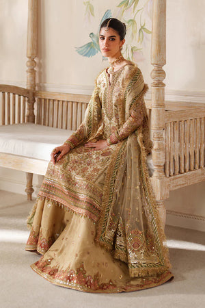 Baroque By SajhDajh - Zari Net   Embroidered Outfit with Net Dupatta - Ready to Wear SD425